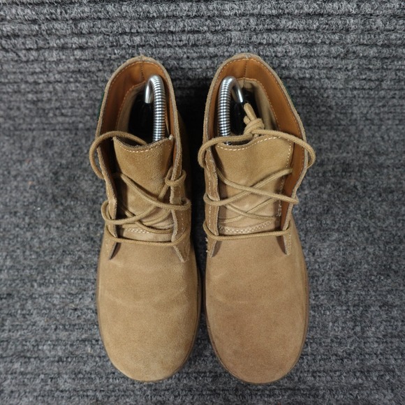 GH Bass & Co Boots Mens 5 M Brown Tan Chance Chukka Ankle Suede Leather - Picture 9 of 16